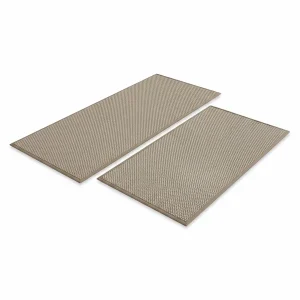 Keukenloper Keukenmat Antislip Set van 2 met Geweven Patroon
